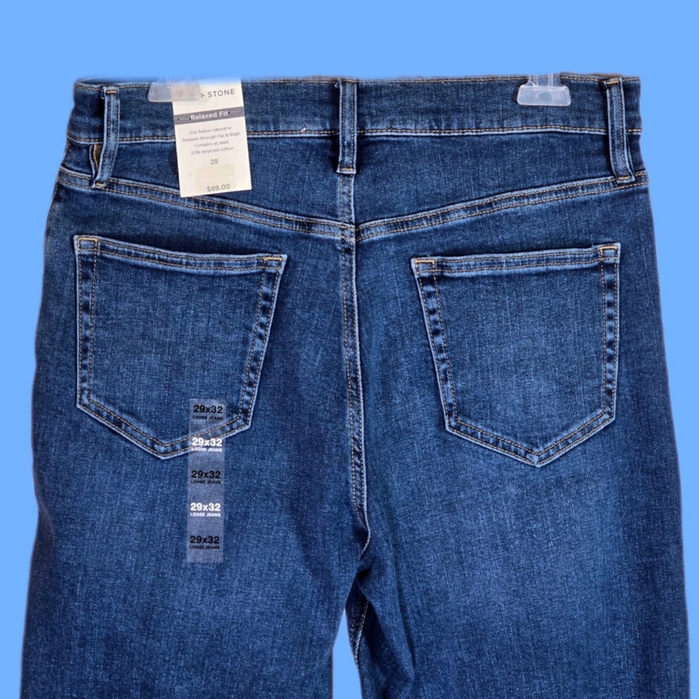 🌟Sun + Stone 🪨 Loose Straight Jeans - Picture 3 of 11